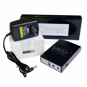 WGP mini UPS + GearUP Adapter Combo Pack (5/9/12V- 8800mAh + 12/3A)