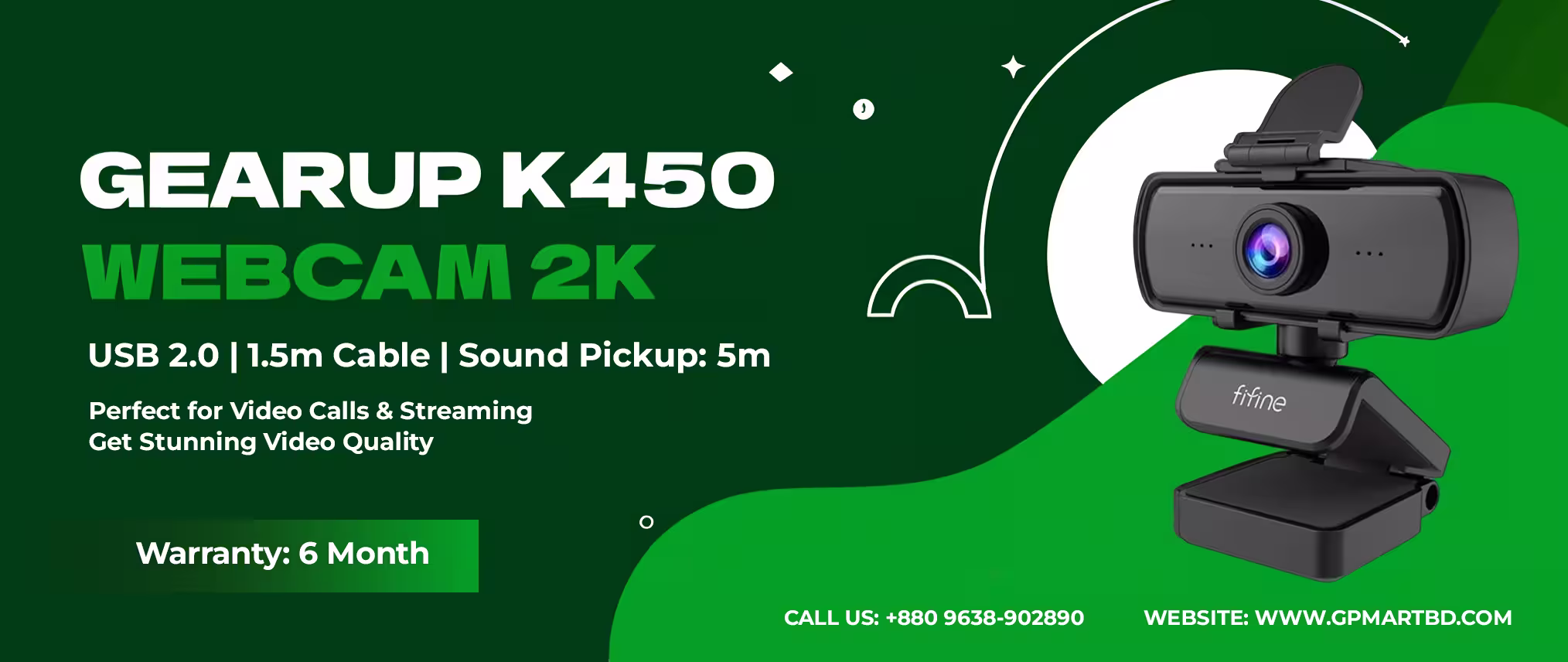 Fifine K420 1440P 4MP Banner (1)